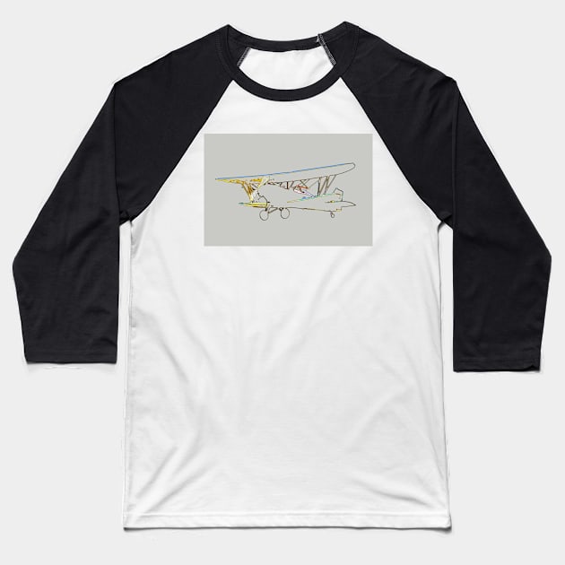 Flying Free Baseball T-Shirt by dltphoto